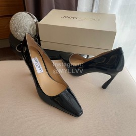 Jimmy Choo Billy Vintage Patent Leather High Heels For Women Black