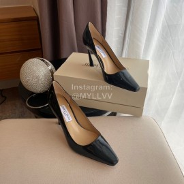 Jimmy Choo Billy Vintage Patent Leather High Heels For Women Black