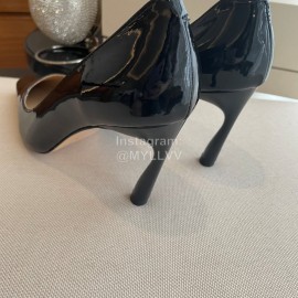 Jimmy Choo Billy Vintage Patent Leather High Heels For Women Black