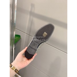 Jimmy Choo Blingbling Sheepskin Diamond Buckle Loafers For Women 