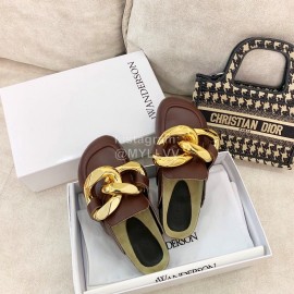 Jw Anderson Autumn Winter Calf Scandals For Women Brown