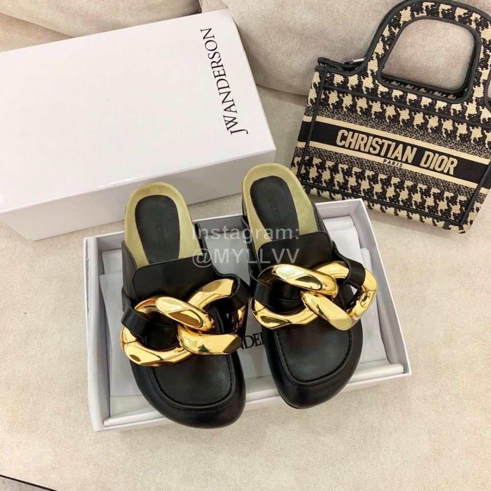 Jw Anderson Autumn Winter Calf Scandals For Women Black