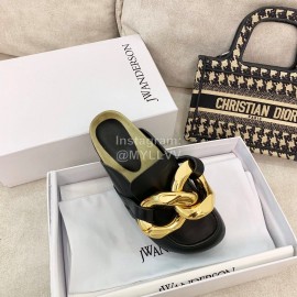 Jw Anderson Autumn Winter Calf Scandals For Women Black