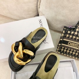 Jw Anderson Autumn Winter Calf Scandals For Women Black