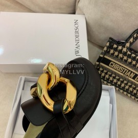 Jw Anderson Autumn Winter Calf Scandals For Women Black