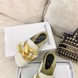 Jw Anderson Autumn Winter Calf Scandals For Women White