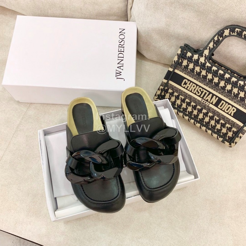 Jw Anderson Autumn Winter Black Calf Scandals For Women