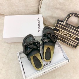 Jw Anderson Autumn Winter Black Calf Scandals For Women