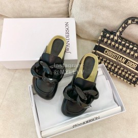 Jw Anderson Autumn Winter Black Calf Scandals For Women