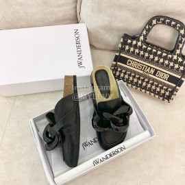 Jw Anderson Autumn Winter Black Calf Scandals For Women