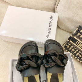 Jw Anderson Autumn Winter Black Calf Scandals For Women