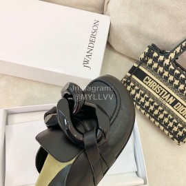 Jw Anderson Autumn Winter Black Calf Scandals For Women