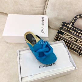 Jw Anderson Autumn Winter Blue Calf Scandals For Women