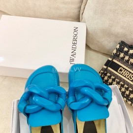 Jw Anderson Autumn Winter Blue Calf Scandals For Women