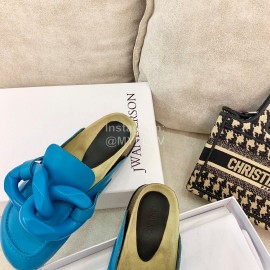 Jw Anderson Autumn Winter Blue Calf Scandals For Women