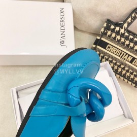 Jw Anderson Autumn Winter Blue Calf Scandals For Women