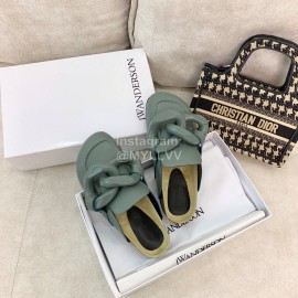 Jw Anderson Autumn Winter Calf Scandals For Women Green