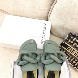 Jw Anderson Autumn Winter Calf Scandals For Women Green