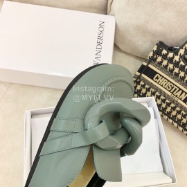 Jw Anderson Autumn Winter Calf Scandals For Women Green