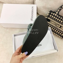 Jw Anderson Autumn Winter Calf Scandals For Women Green