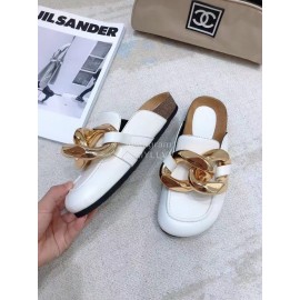 Jw Anderson Autumn Winter Calf Retro Scandals For Women White
