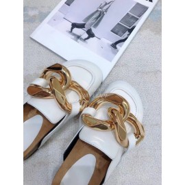 Jw Anderson Autumn Winter Calf Retro Scandals For Women White