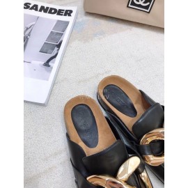 Jw Anderson Autumn Winter Calf Retro Scandals For Women Black
