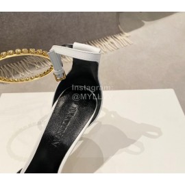 Jw Anderson Fashion Calf Diamond High Heel Scandals For Women White