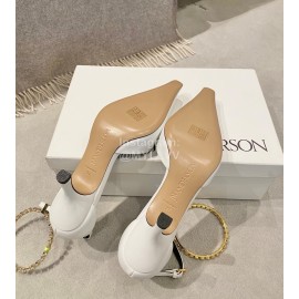Jw Anderson Fashion Calf Diamond High Heel Scandals For Women White