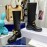 Jw Anderson Gold Chain Cowhide Long Boots For Women Black