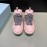 Lanvin Calf Leather Thick Soled Sneakers For Men And Women Pink