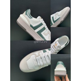 Lanvin Cowhide Suede Fabric Casual Board Shoes For Men And Women Black