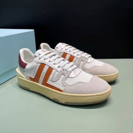 Lanvin Cowhide Suede Fabric Casual Board Shoes For Men And Women Brown