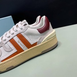 Lanvin Cowhide Suede Fabric Casual Board Shoes For Men And Women Brown