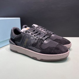 Lanvin Black Cowhide Suede Fabric Casual Board Shoes For Men And Women