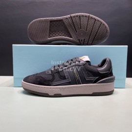 Lanvin Black Cowhide Suede Fabric Casual Board Shoes For Men And Women