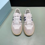 Lanvin Cowhide Suede Fabric Casual Board Shoes For Men And Women Blue