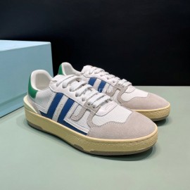 Lanvin Cowhide Suede Fabric Casual Board Shoes For Men And Women Blue