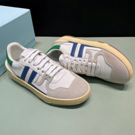 Lanvin Cowhide Suede Fabric Casual Board Shoes For Men And Women Blue