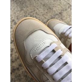 Lanvin Fashion Calf Mesh Casual Sneakers For Women Brown