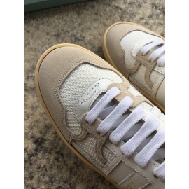 Lanvin Fashion Calf Mesh Casual Sneakers For Women White