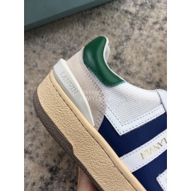 Lanvin Fashion Calf Mesh Casual Sneakers For Women Blue