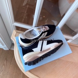 Lanvin Retro Nylon Cowhide Sneakers For Women