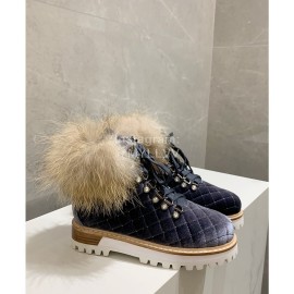 Le Silla Autumn Winter Fashion Wool Boots For Women Gray