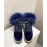 Le Silla Autumn Winter Fashion Wool Boots For Women Blue
