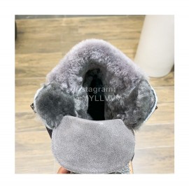 Le Silla Autumn Winter Fashion Wool Diamond Boots For Women Silver