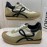 Loewe Fashion Suede Thick Soled Casual Sneakers For Women Beige