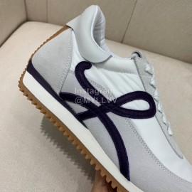 Loewe Fashion Suede Thick Soled Casual Sneakers For Women Gray