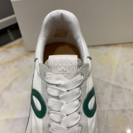 Loewe Fashion Suede Thick Soled Casual Sneakers For Women Green