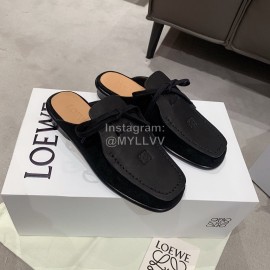 Loewe Spring New Mueller Casual Sandals For Women Black